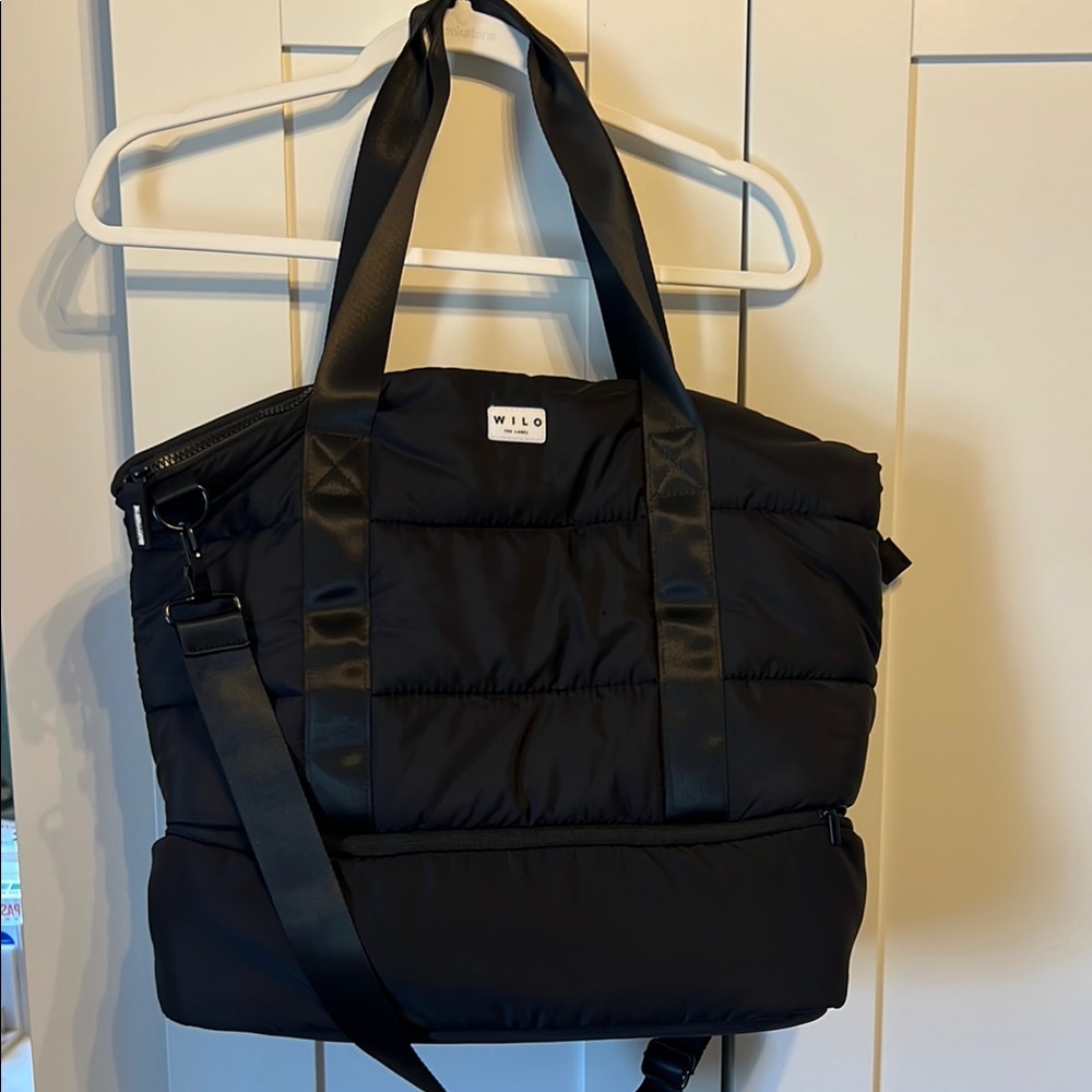 Black Wilo the Label Weekender Bag
